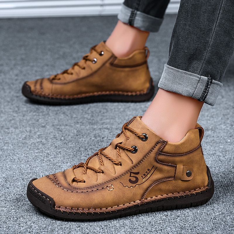 New Microfiber Sports Leather Shoes - Image 5