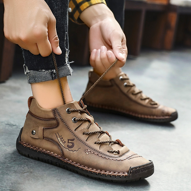 New Microfiber Sports Leather Shoes - Image 2