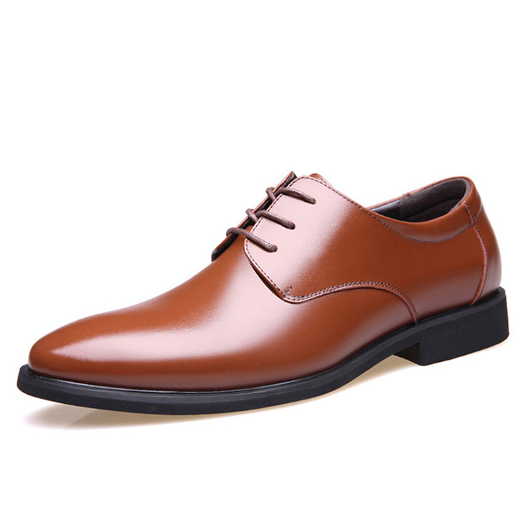 Daily pointed formal leather shoes - Image 3