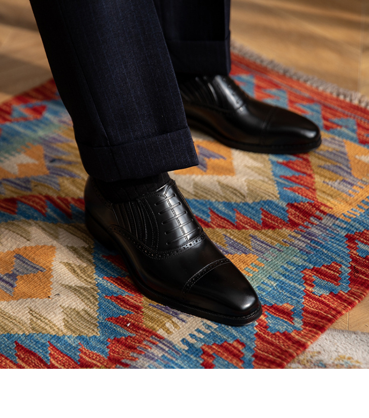 Gentleman Cowhide Commuting Formal Shoes - Image 5